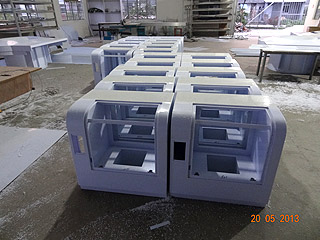 離心機加工現場